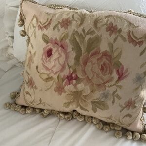 Aubusson Needlepoint pillow